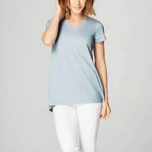 Pure Jill V Neck Elliptical Tee